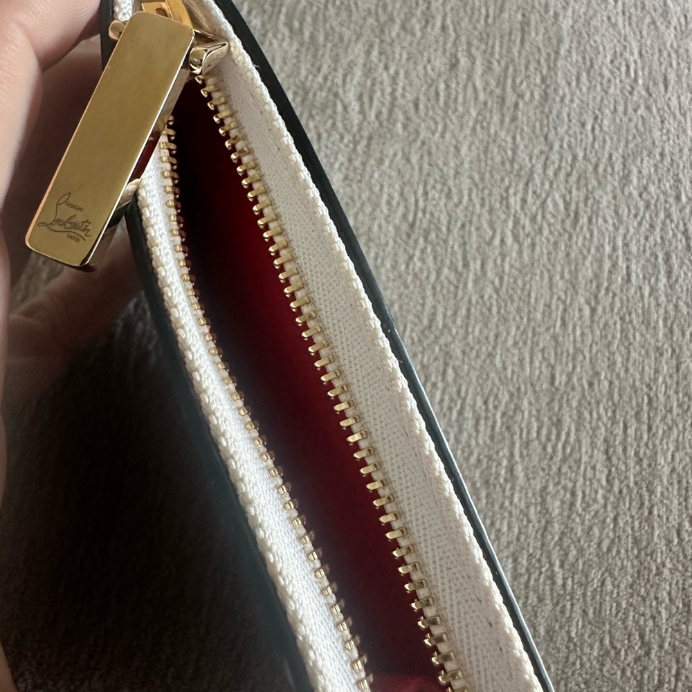 Christian Louboutin Punching Leather Coin and Card Case - Picture 8 of 10